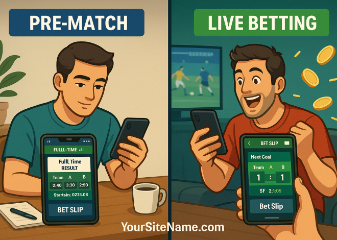 The Strategic Battlefield: Live vs. Pre-Match Betting Explained