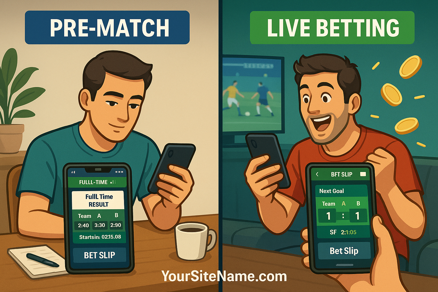 The Strategic Battlefield: Live vs. Pre-Match Betting Explained